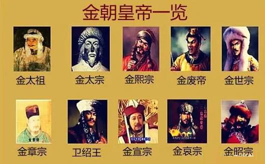 金朝皇帝列表大全[共10位]